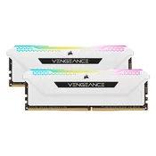 DDR4 32GB 3600MHz CL18 KIT (2x16GB) Corsair RGB Vengeance PRO SL XMP2.0 1,35V Gaming bela (CMH32GX4M2D3600C18W)