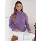 Sweter damski GOLFIVA lila Dstreet