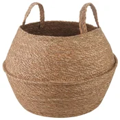 Saksija za biljke s ruckama Prirodna O 45 x 36 cm