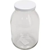 Gastro kozarec za vlaganje 3 l, bel navojni pokrov