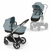 Cybex kolica 2u1 Eos Lux + košara - Sky Blue