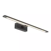 Sodobna stenska svetilka črna 62 cm z LED IP44 - Jerre