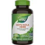 Natures Way - Gotu Kola zelišče, 180 kapsul