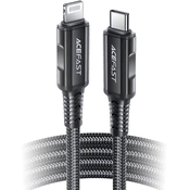 slomart Kabel Acefast C4-01 Lightning - USB-C PD 30W 3A 480Mb/s 1,8m - črn