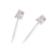 CABLETECH Telefonski kabel 10m 6P4C - 6P4C, bijeli TEL0033F-10