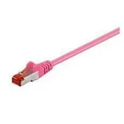 Omrežni kabel F/UTP CAT6 1.5m roza PVC