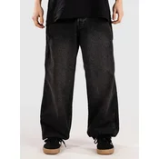 Dickies 958 Baggy Tapered Work Jeans black wsh faded