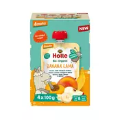 HOLLE Pire od banane, jabuke, manga i marelice 4x100g, (25062)