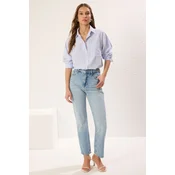 Trendyol Blue*001 High Waist Straight Jeans