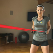 SKLZ Resistance Cable Set – MEDIUM – 2x flex ročaj, elastika 10kg, vratno sidro