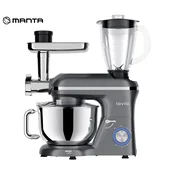 Manta Lovio LVSTM02P ChefAssistant Plus multipraktik, 6,2 L, nehrdajuci celik, 1900 W, titanijsko siva + pribor