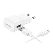 SAMSUNG USB punjač za mrežu, 15 W, kabel 150 cm, BIJELA EP-TA200EWE_MICROUSB