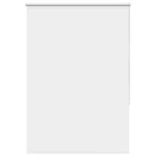 Vidaxl Rolo zatemnjena bela 115x150cm tkanina širina 110,7cm poliester