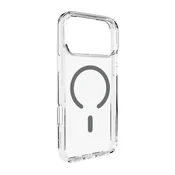Puro Lite Mag ovitek za iPhone 17 Pro Max - prosojen s sivim obročem