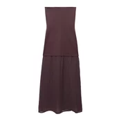 Pull&Bear Večerna obleka burgund