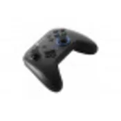 CANYON GP-W3, 2.4G Wireless Controller with built-in 600mah battery, 1M Type-C charging cable ,6 axis motion sensor support nintendo switch ,android,PC X-input/D-input,ps3,normal size dongle,black