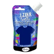 Aladine Barva za tekstil IZINK Textile - temno modra, 80 ml