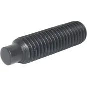 Vijak M5x12 brez glave, črne barve, DIN 915, 20 kosov.