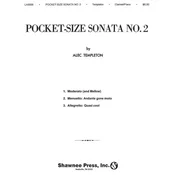 TEMPLETON:POCKET-SIZE SONATA NO.2 ,CLARINRT & PIANO
