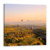 shumee Platno z vzorcem naravnih balonov 40x40 cm