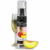 Secret Play Peach & Sparkling Wine Massage Oil 50ml