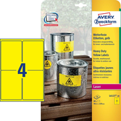Zelo odporne poliesterske Heavy Duty etikete, močno lepilo - L6127-20
