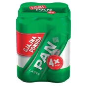 Pan Pan Lager pivo limenka 4 x 0,5L, (1005000766)