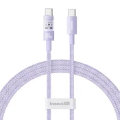 Kabel za punjenje i prijenos podataka 100W USB-C na USB-C Baseus Gem - 1m - nebula purple