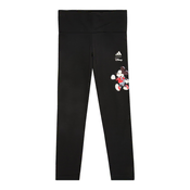 ADIDAS SPORTSWEAR Športne hlače temno rjava/rdeča/črna/bela