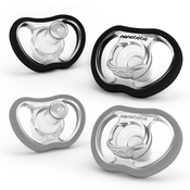 Nanobébé® Active Flexy cucla, 4+mj, 4 kom, Crna - Siva