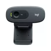 LOGITECH C270 HD Webcam - BLACK - USB