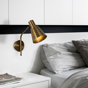 Zidna lampa u brončanoj boji o 15 cm Sivani – Opviq lights