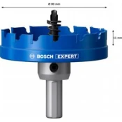 BOSCH EXPERT luknjač za pločevino iz karbidne trdine 80mm 2608901445