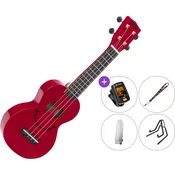 Mahalo U-SMILE SET Red Soprano ukulele