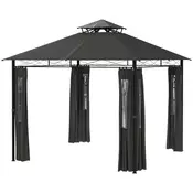 Homestar Paviljon 295x295x285 cm Temno siva