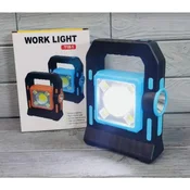 Prenosni COB LED solarni akumulatorski reflektor USB powerbank