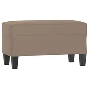 Vidaxl Klop taupe 70x35x41 cm tkanina iz mikrovlaken