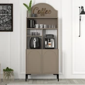 Hanah Home Kuhinjski ormar Lyon 80, Bež-crni