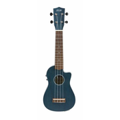 DeSalvo SOPRAN UKULELE CUT-AWAY UKMCSEQBL MAHOGANY BLUE S TORBO