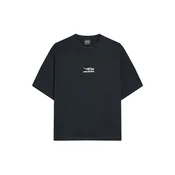 Bershka Majica OUT OF CORE  siva / antracit