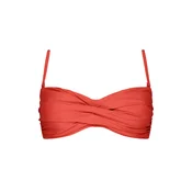 Barts KELLI TWISTED BANDEAU, kopalke ž.top bikini, rdeča 6619