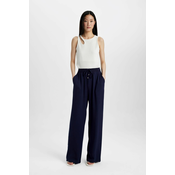 DEFACTO Florida High Waist Wide Leg Belmando Trousers with Pockets