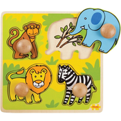 Bigjigs Toys moja prva safari sestavljanka