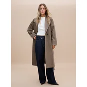 Bershka Prehoden plašč kapučino