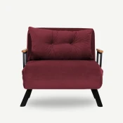 Atelier del Sofa Sando Single Fotelja na razvlacenje, Bordo