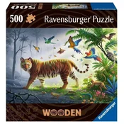 Ravensburger Tiger v džungli Sestavljanka 500 kosov (lesena)