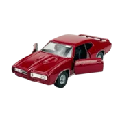 shumee WELLY OLD TIMER 1969 PONTIAC GTO RDEČ 1:34 43714