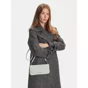 Calvin Klein Jeans Torbica Rouched Zip Top Bag LV04K3090G Siva