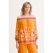 Twinset bluza s volanima za žene od viskoze