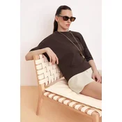 Trendyol Milla Ženska majica TWOSS26TS00221, Braon